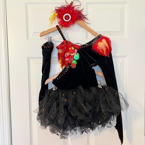 Glamour Costumes Jazz Tap Musical Theater Dance Competition Solo Costume Latin - Picture 1 of 10